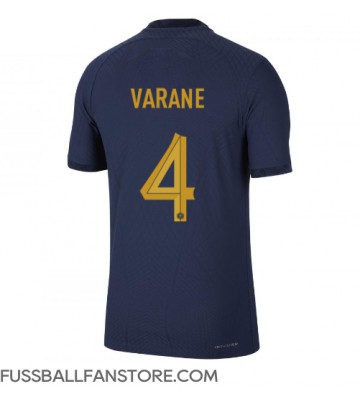 Frankreich Raphael Varane #4 Replik Heimtrikot WM 2022 Kurzarm